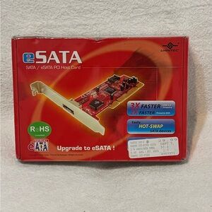 Red eSATA PCI Host Card